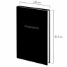 Ежедневник недатированный А5 145х215, ламинированная обложка, 160л, STAFF, Black Style, 115561 по низкой цене оптом 