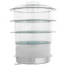 Пароварка TEFAL VC100630, 900 Вт, объем 9 л, механическое управление, 3 яруса, серебристая по низкой цене оптом 