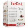 Пароварка TEFAL VC100630, 900 Вт, объем 9 л, механическое управление, 3 яруса, серебристая по низкой цене оптом 