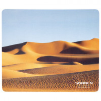 Коврик для мыши SONNEN "DESERT", резина + ткань, 260х220х3 мм, 513296