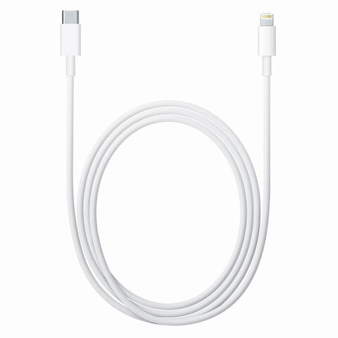 Кабель Type-C-Lightning, 3 А, 1 м, RED LINE, для передачи данных и зарядки, белый, УТ000026153 по низкой цене оптом 