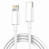 Кабель Type-C-Lightning, 3 А, 1 м, RED LINE, для передачи данных и зарядки, белый, УТ000026153 по низкой цене оптом 