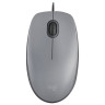 Мышь проводная LOGITECH M110, USB, 2 кнопки+1 колесо-кнопка, оптическая, серая, 910-005490 по низкой цене оптом 