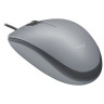 Мышь проводная LOGITECH M110, USB, 2 кнопки+1 колесо-кнопка, оптическая, серая, 910-005490 по низкой цене оптом 
