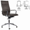 Кресло офисное BRABIX PREMIUM "Kayman EX-532", экокожа, хром, темно-коричневое, 532545 по низкой цене оптом Краснодар, Москва, Уфа, Казань, Барнаул, Владивосток, Хабаровск, Сахалин, Красноярск, Екатеренбург, 