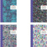 Тетрадь А4, 80 л., HATBER, гребень, клетка, матовая ламинация, цветной срез, "Color texture", 80Т4лВ1гр по низкой цене оптом 