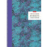 Тетрадь А4, 80 л., HATBER, гребень, клетка, матовая ламинация, цветной срез, "Color texture", 80Т4лВ1гр по низкой цене оптом 