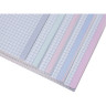 Тетрадь А4, 80 л., HATBER, гребень, клетка, матовая ламинация, цветной срез, "Color texture", 80Т4лВ1гр по низкой цене оптом 