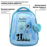 Ранец BRAUBERG PREMIUM, 2 отделения, с брелком, "Happy friendship", 38х29х16 см, 270591 по низкой цене оптом Краснодар, Москва, Уфа, Казань, Барнаул, Владивосток, Хабаровск, Сахалин, Красноярск, Екатеренбург, 