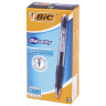 Ручка гелевая автоматическая с грипом BIC "Gelocity Original", ЧЕРНАЯ, узел 0,7 мм, линия письма 0,35 мм, 829157 по низкой цене оптом Краснодар, Москва, Уфа, Казань, Барнаул, Владивосток, Хабаровск, Сахалин, Красноярск, Екатеренбург, 