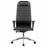 Кресло МЕТТА "ErgoLife" 10 B1-117D, хром, синхромеханизм, 2D подлокотники, экокожа, черное по низкой цене оптом Краснодар, Москва, Уфа, Казань, Барнаул, Владивосток, Хабаровск, Сахалин, Красноярск, Екатеренбург, 
