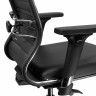 Кресло МЕТТА "ErgoLife" 10 B1-117D, хром, синхромеханизм, 2D подлокотники, экокожа, черное по низкой цене оптом Краснодар, Москва, Уфа, Казань, Барнаул, Владивосток, Хабаровск, Сахалин, Красноярск, Екатеренбург, 