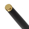 Ручка подарочная перьевая BRAUBERG Maestro, СИНЯЯ, корпус черный с золотистыми деталями, линия письма 0,25 мм, 143471 по низкой цене оптом 