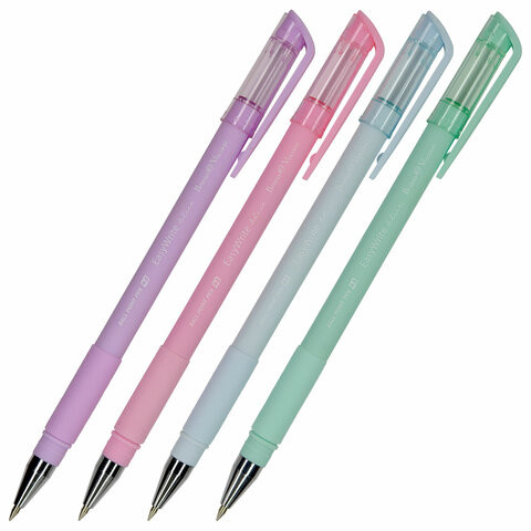 Ручка шариковая BRUNO VISCONTI EasyWrite, СИНЯЯ, Zefir, ассорти, узел 0,5 мм, линия письма 0,3 мм, 20-0206 по низкой цене оптом 