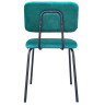 Стулья BRABIX "Dream CF-090", КОМПЛЕКТ 4 шт., черный каркас, ткань зеленая, 533253 - Стулья | СнабС