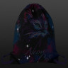 Мешок для обуви BRAUBERG PREMIUM, карман, подкладка, светоотражайка, 43х33 см, "Neon cat", 271621 по низкой цене оптом 