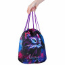 Мешок для обуви BRAUBERG PREMIUM, карман, подкладка, светоотражайка, 43х33 см, "Neon cat", 271621 по низкой цене оптом 