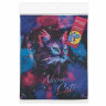 Мешок для обуви BRAUBERG PREMIUM, карман, подкладка, светоотражайка, 43х33 см, "Neon cat", 271621 по низкой цене оптом 