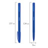 Ручка шариковая масляная в безопасном синем корпусе ПИФАГОР, СИНЯЯ, узел 0,7 мм, линия письма 0,3 мм, 143539