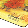 Коврик для мыши SONNEN "FALL", резина + ткань, 260х220х3 мм, 513297 по низкой цене оптом 