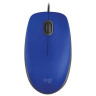 Мышь проводная LOGITECH M110, USB, 2 кнопки+1 колесо-кнопка, оптическая, синяя, 910-005488 по низкой цене оптом 