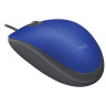 Мышь проводная LOGITECH M110, USB, 2 кнопки+1 колесо-кнопка, оптическая, синяя, 910-005488 по низкой цене оптом 