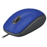 Мышь проводная LOGITECH M110, USB, 2 кнопки+1 колесо-кнопка, оптическая, синяя, 910-005488 по низкой цене оптом 