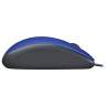 Мышь проводная LOGITECH M110, USB, 2 кнопки+1 колесо-кнопка, оптическая, синяя, 910-005488 по низкой цене оптом 