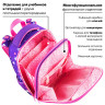 Ранец BRAUBERG PREMIUM, 2 отделения, с брелком, "Shining girl", 38х29х16 см, 270592 по низкой цене оптом 