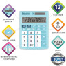 Калькулятор настольный BRAUBERG ULTRA PASTEL-12-LB (192x143 мм), 12 разрядов, двойное питание, ГОЛУБОЙ, 250502 по низкой цене оптом 
