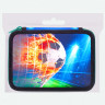 Пенал BRAUBERG, 2 отделения, полиэстер, 21х14 см, "Fire football", 270322 по низкой цене оптом 