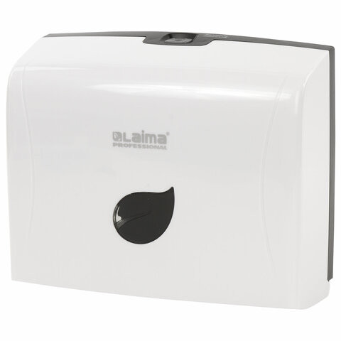 Диспенсер для полотенец LAIMA PROFESSIONAL ECO (Система H2), Z-сложения, белый, ABS-пластик, 606547 по низкой цене оптом Краснодар, Москва, Уфа, Казань, Барнаул, Владивосток, Хабаровск, Сахалин, Красноярск, Екатеренбург, 
