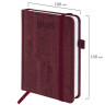 Ежедневник датированный 2026 МАЛЫЙ ФОРМАТ 100х150мм А6, BRAUBERG Wood, под кожу, бордовый, 117265 по низкой цене оптом Ежедневник датированный 2026 МАЛЫЙ ФОРМАТ 100х150мм А6, BRAUBERG Wood, под кожу, бордовый, 117265 по низкой цене оптом