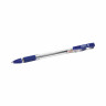 Ручка шариковая масляная с грипом STAFF "Basic OBP-11", СИНЯЯ, узел 1 мм, линия письма 0,5 мм, 143744 по низкой цене оптом 