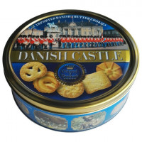 Печенье BISQUINI (Бисквини) "Danish Castle" Датский Замок, ассорти, жестяная банка, 454 г, 201905/ 201641