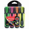 Набор текстовыделителей MAPED 4 шт., "Fluo Pep's Ultra soft", АССОРТИ, гибкий наконечник, 1-5 мм, 746047 по низкой цене оптом 