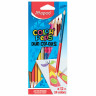 Карандаши двусторонние MAPED (Франция) "Color'Peps Duo", 12 штук, 24 цвета, трехгранные, 829600 по низкой цене оптом 