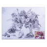 Холст на картоне с контуром BRAUBERG ART CLASSIC, ЦВЕТЫ, 30х40см, грунтованный, 100% хлопок, 190625 по низкой цене оптом 