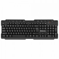 Клавиатура беспроводная DEFENDER Element HB-195 RU,USB, 114 клавиш, черная, 45195