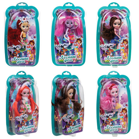 Кукла "Лесная фея", 16 см, ассорти, в блистере, 1TOY по низкой цене оптом 