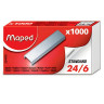 Скобы для степлера №24/6, 1000 штук, MAPED (Франция), до 20 листов, 324405 по низкой цене оптом 