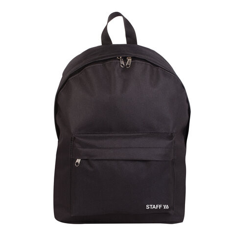 Рюкзак STAFF STREET универсальный, черный, 38x28x12 см, 226370 по низкой цене оптом 
