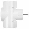 Сетевой тройник SONNEN U-030G, 3 розетки, с заземлением, 16 А, белый, 511441 по низкой цене оптом 