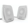 Колонки компьютерные GEMBIRD SPK-100-W, 2.0, 2х3 Вт, USB, регулятор громкости, белые по низкой цене оптом Краснодар, Москва, Уфа, Казань, Барнаул, Владивосток, Хабаровск, Сахалин, Красноярск, Екатеренбург, 