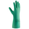 Перчатки нитриловые КЩС Jeta Safety, хлопчатобумажное напыление, р 10 (XL), зеленые,, JN711-10-XL по низкой цене оптом 