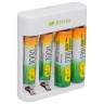 Зарядное устройство GP с аккумуляторами, AA 2600 mAh 2 шт. + AAA 950 mAh 2 шт., E411270/100-2CRB4, E4112701002CRB4 по низкой цене оптом 