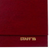 Планинг датированный 2022 (285х112 мм), STAFF, гребень, бумвинил, 56 л., бордовый, 113350 по низкой цене оптом 