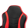 Кресло компьютерное BRABIX "Shark GM-203", экокожа, черное/красное, 532512 по низкой цене оптом 