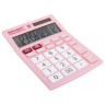 Калькулятор настольный BRAUBERG ULTRA PASTEL-12-PK (192x143 мм), 12 разрядов, двойное питание, РОЗОВЫЙ, 250503 по низкой цене оптом 
