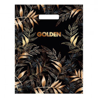 Пакет с вырубной ручкой ПВД, 40х31см, "Золотой лес", 30мкм, ШК2687, н00188432